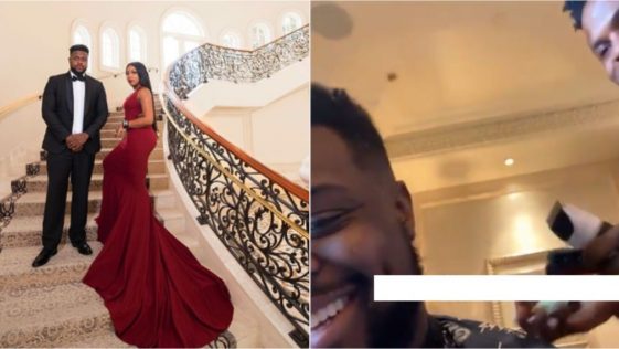 Davidos brother Adewale Adeleke flies his personal Barber to Dubai for a haircut on his wedding day Video 1 1 1140x570 1