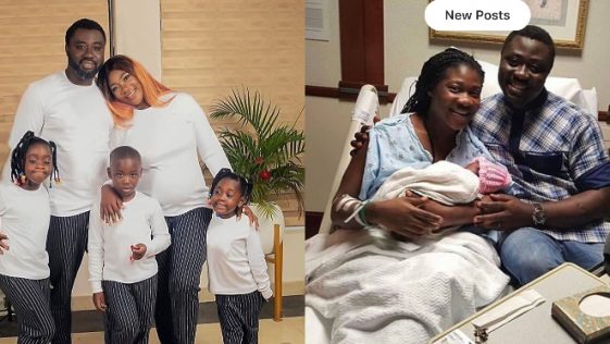 Mercy Johnson welcomes her fourth child with husband in America