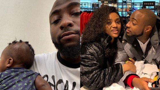 “Mothers are trying” – Davido says as he looks exhausted from babysitting amidst Chioma’s recovery