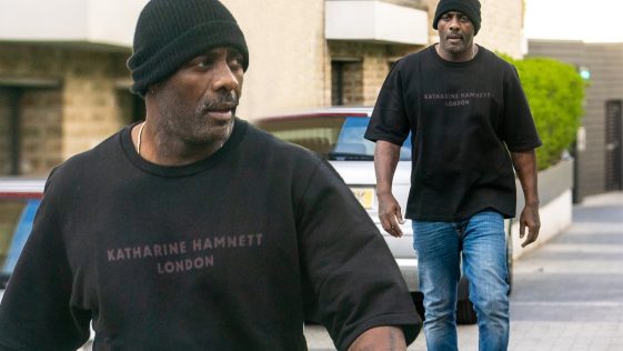 Idris Elba Makes First Public Appearance In London After Coronavirus Recovery