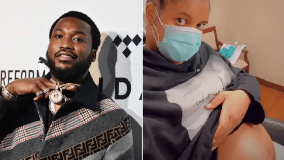 Meek Mill And Girlfriend Milan Harris Welcome Baby Boy