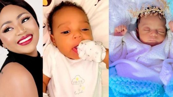 Regina Daniels Shares New Adorable Photos Of Her Cute Prince Munir