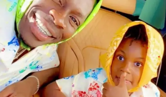 Shatta Wale, Majesty share ‘daddy and son’ moment