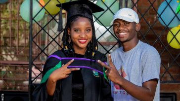 Zinja Tropez celebrates his young mother who had him at the age of 16 on her graduation (photos)