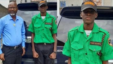 Felix Obazee Employs His Son As Security Man in His Company