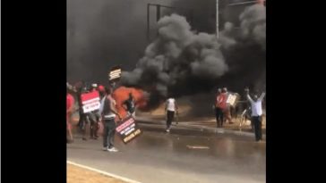 NDC protesters