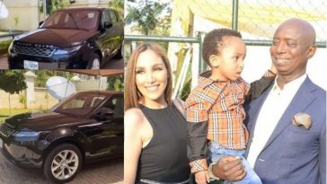 Ned Nwoko buys Moroccan wife a Range Rover after gifting her Rolex watch for her 30th birthday