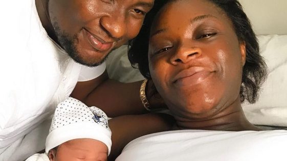 Chacha Eke and Husband welcomes their 4th child (photos)