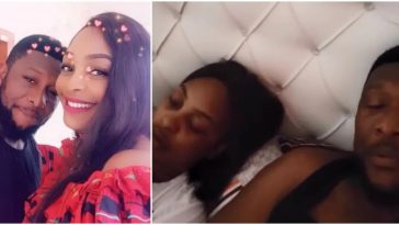 Filmmaker, Tchidi Chikere shares bedroom video with wife, Nuella, to debunk divorce rumour