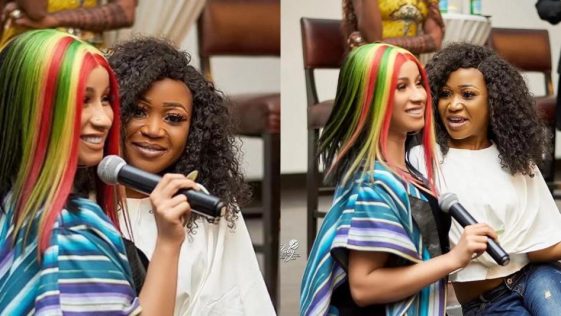 American superstar Cardi B reacts to her ‘best friend’ Akuapem Poloo’s jail sentence