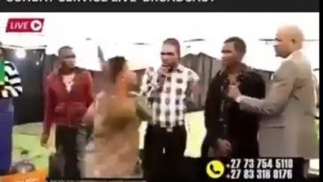 Pastor angrily slaps a congregant during prophetic services