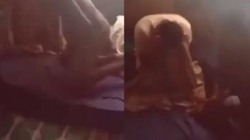 Drama as man nabs prophet sleeping with his wife (Video)