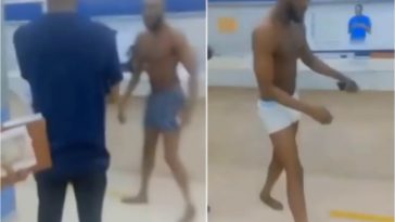 Man strips in bank to protest ‘illegal withdrawals’ from his account