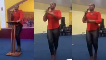 Pastor’s wife curses church members for not contributing money for her birthday (Video)