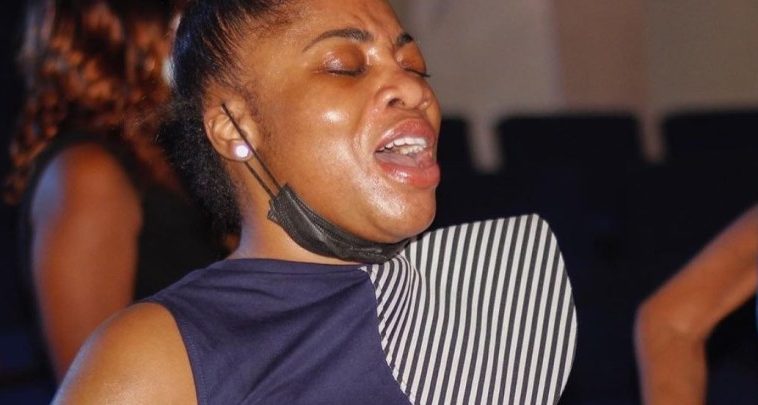 Moesha Boduong Weeps as She Surrenders Unto God