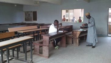 Lecturer spotted teaching only one student who attended his class after strike