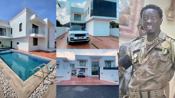 Michael Blackson, Gives Fans a Look at His Luxury Mansion At Trasacco In Accra