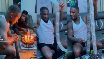 Husband over-excited as wife surprises him with $10,000 inside his birthday cake (Video)