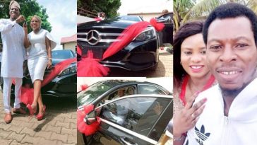 Woman gifts her husband a Benz on their 7th wedding anniversary