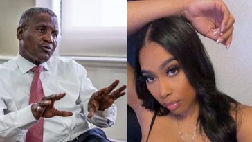 Dangote’s alleged side chic jubilates as U.S. Court dismisses suit against her (Details/Screenshots)