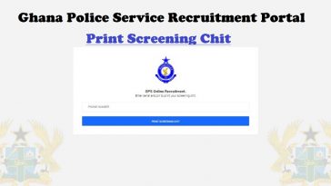 Ghana Police Service Screening