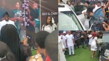 Man celebrates wife on their 8th wedding anniversary by gifting her two new cars (Video)