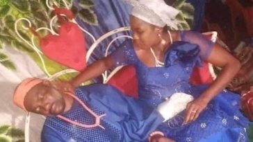 Reactions as groom reportedly dozes off at his traditional wedding