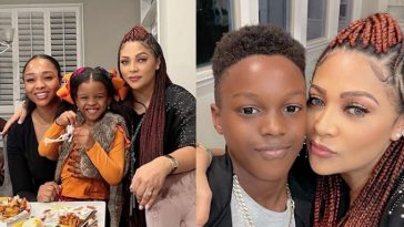 Peter Okoye’s wife, Lola mark Thanksgiving with Paul’s wife and kids in America