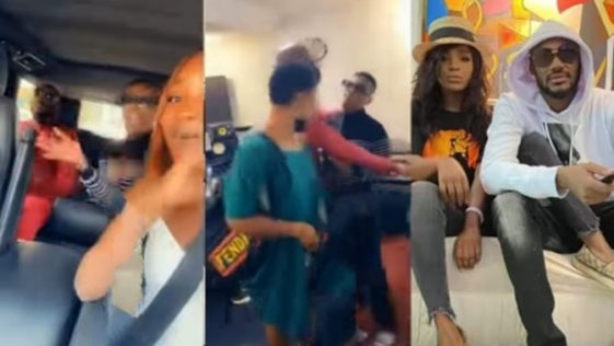 Tubaba and Annie spotted hanging out together after settling marital squabble (Video)