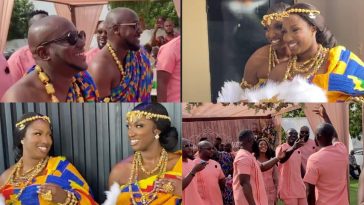 Ghanaian twin sisters marry at the same wedding