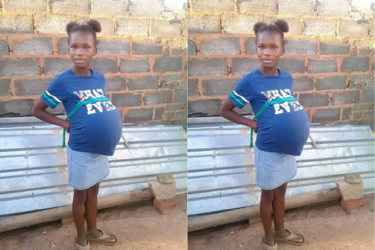 Photo Of 10 Year Old Girl Heavily Pregnant Causes A Stir On Social