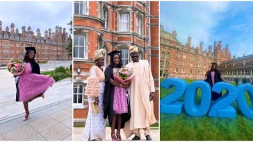 Joy as Lady who Almost Committed Suicide in UK School Graduates