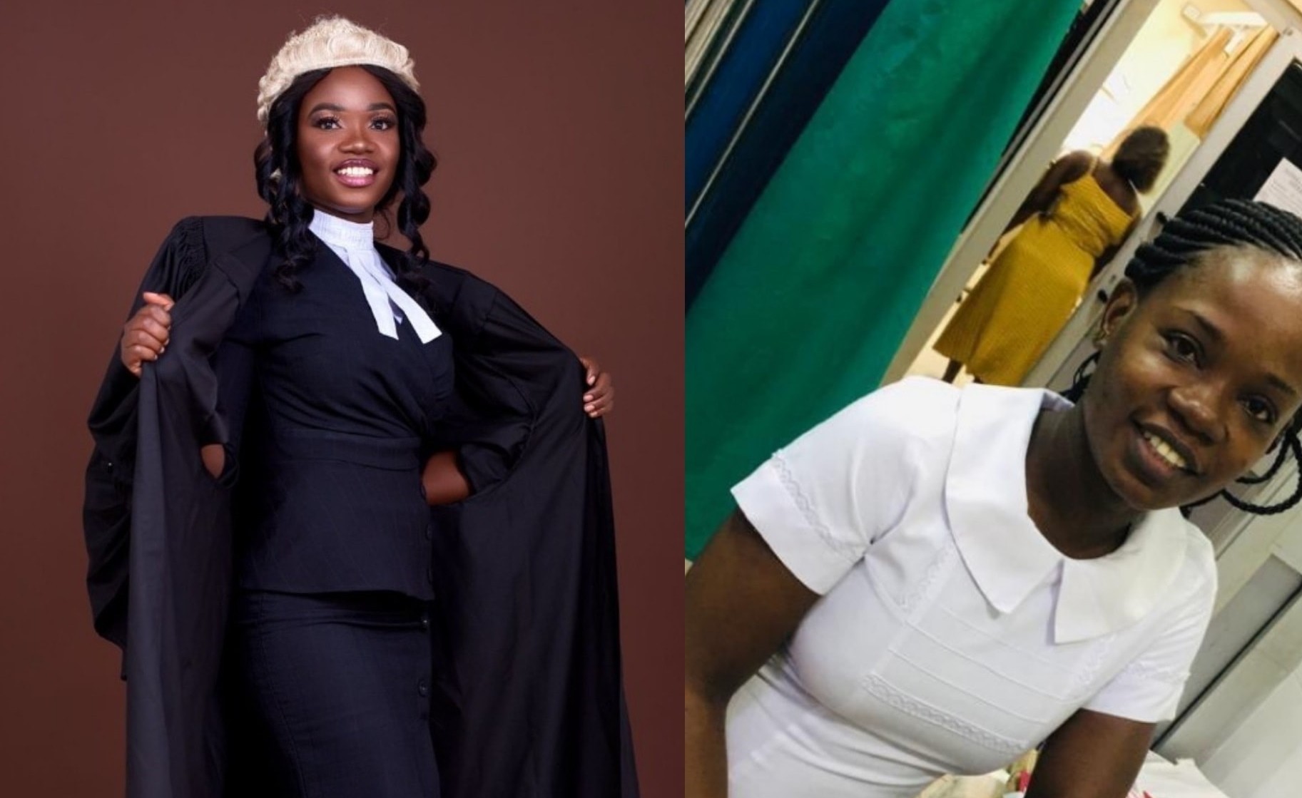 Meet Elizabeth Owusua who works as a lawyer by day and nurse at night ...