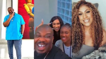 Don Jazzy Beams With Smile As He Reunites With Ex-Wife, Michelle Jackson, After 19 Years