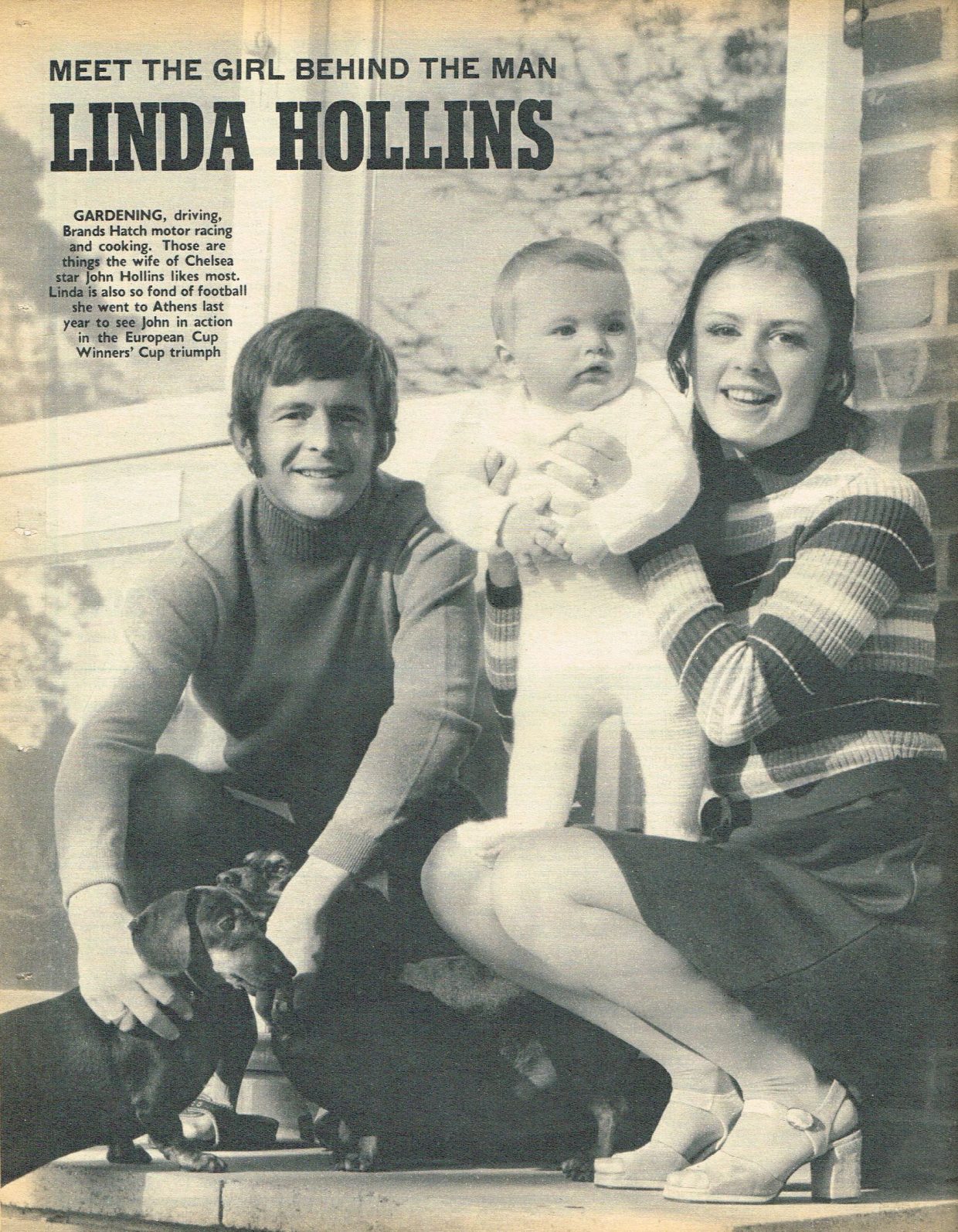 Linda Hollins is John Hollins wife & they have a child together - Here ...