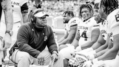 Is Texas A&M interim coach Elijah Robinson married?