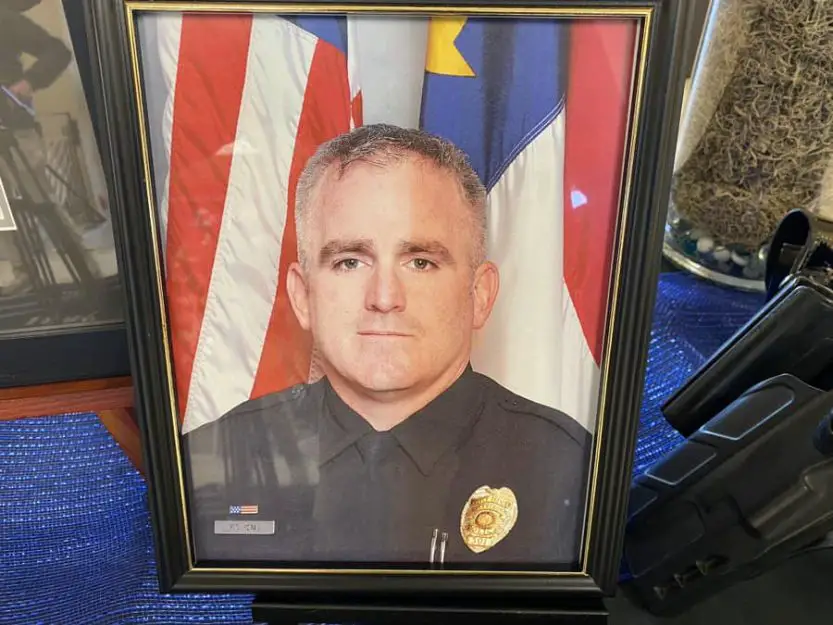 Officer Michael Horan killed in shooting at Food Lion on Lawndale Dr., suspect in custody